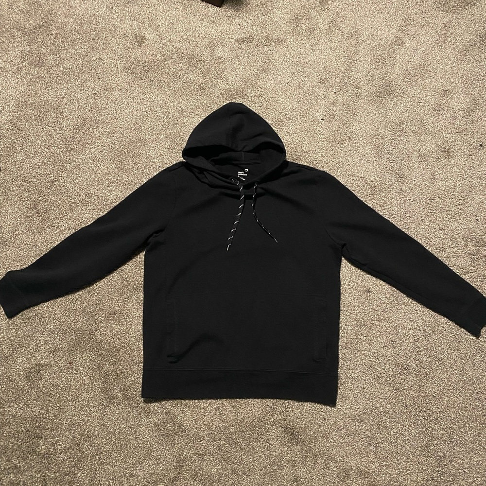 Black men’s hoodie for sale.